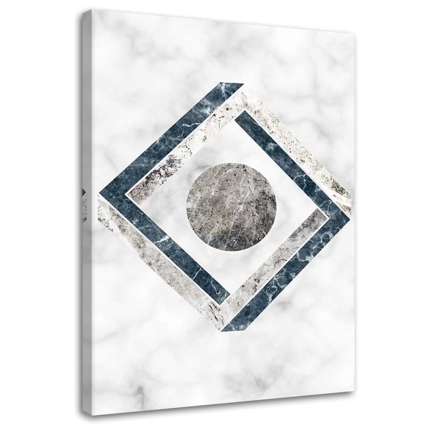 Stampe su tela, geometria astratta