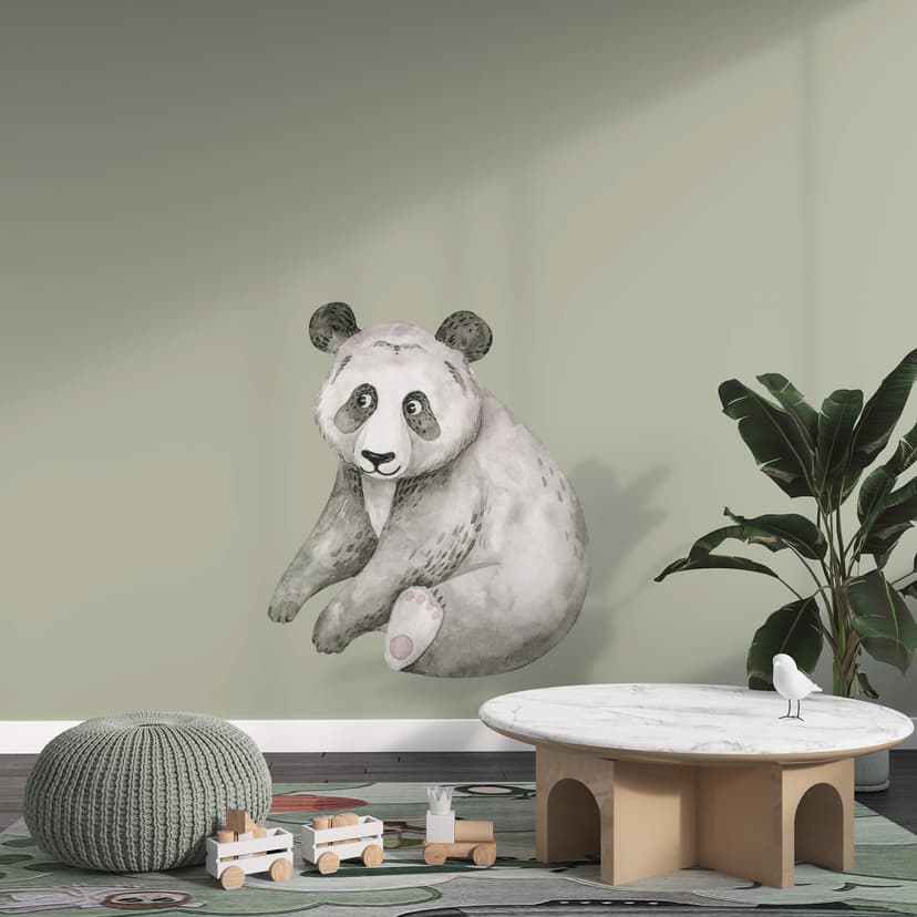 Adesivo murale Panda seduto - Kvilis
