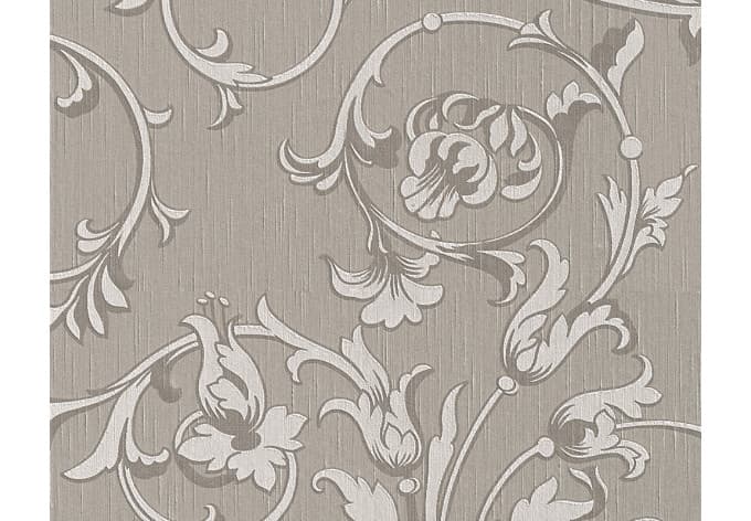 Architects Paper - carta da parati in tessuto serie "Tessuto" colore seppia, bianco segnale, beige-g