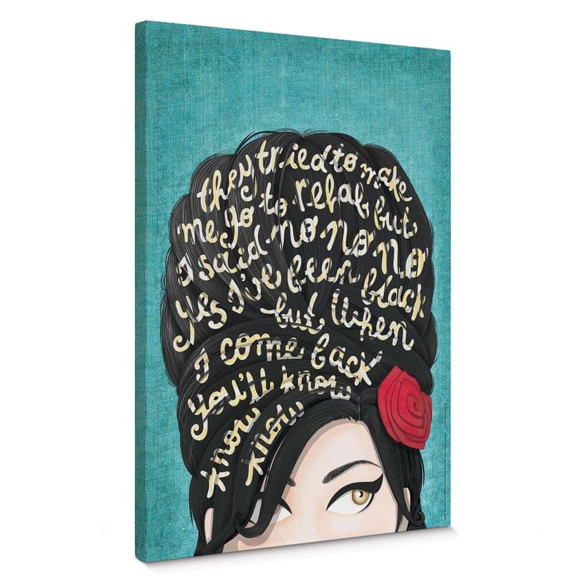 Stampa su tela Tohmé - Amy Winehouse: Rehab