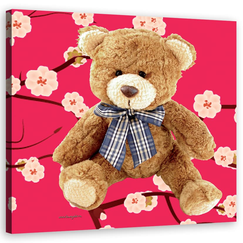 Stampe su tela, Orso di peluche