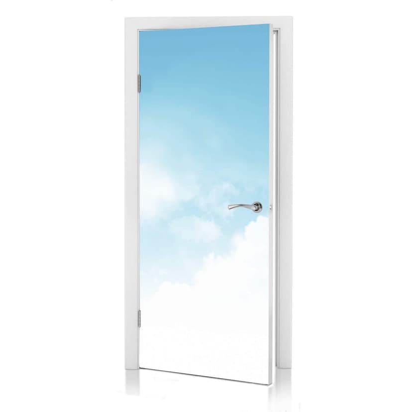 Adesivo per porta - Sunny Day