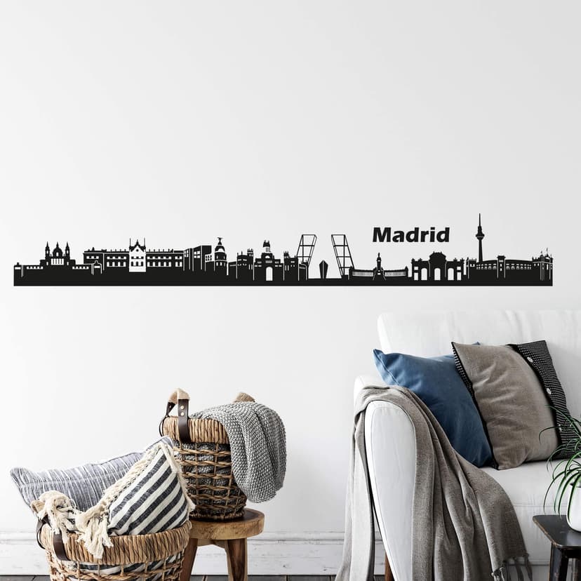 Adesivo murale - Profilo di Madrid