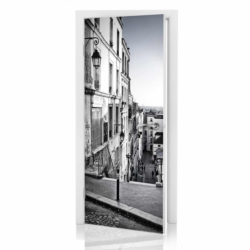 Adesivo per porta - Montmartre