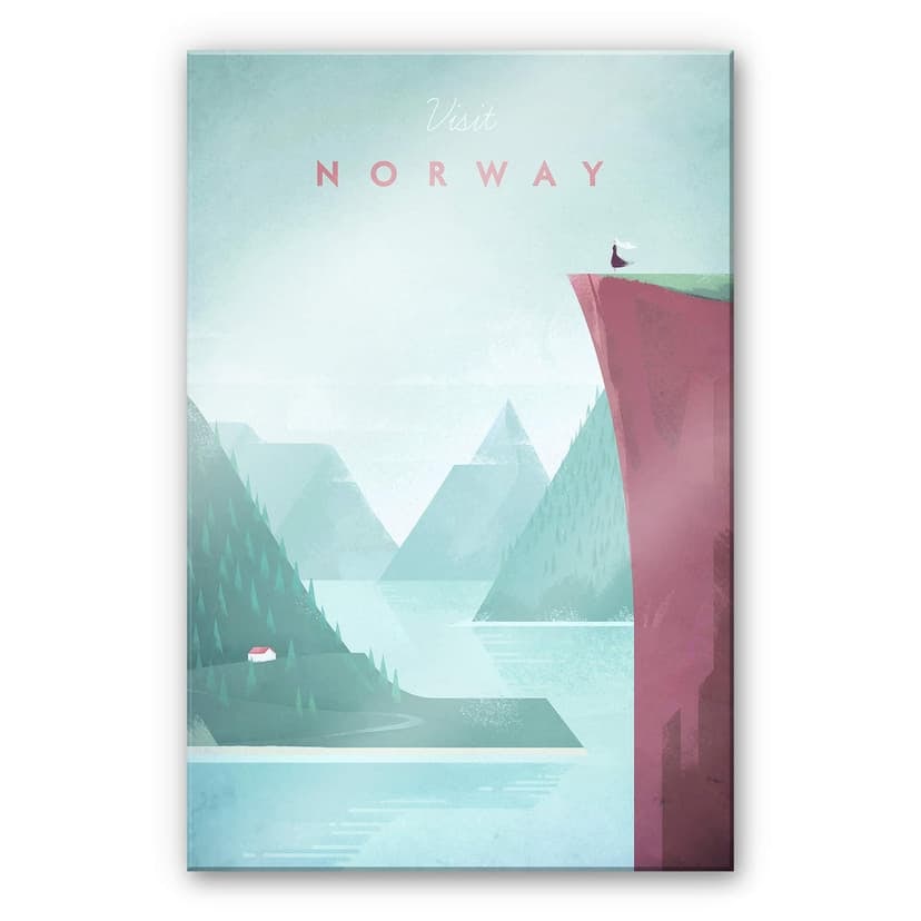 Stampa su vetro acrilico Rivers - Norvegia