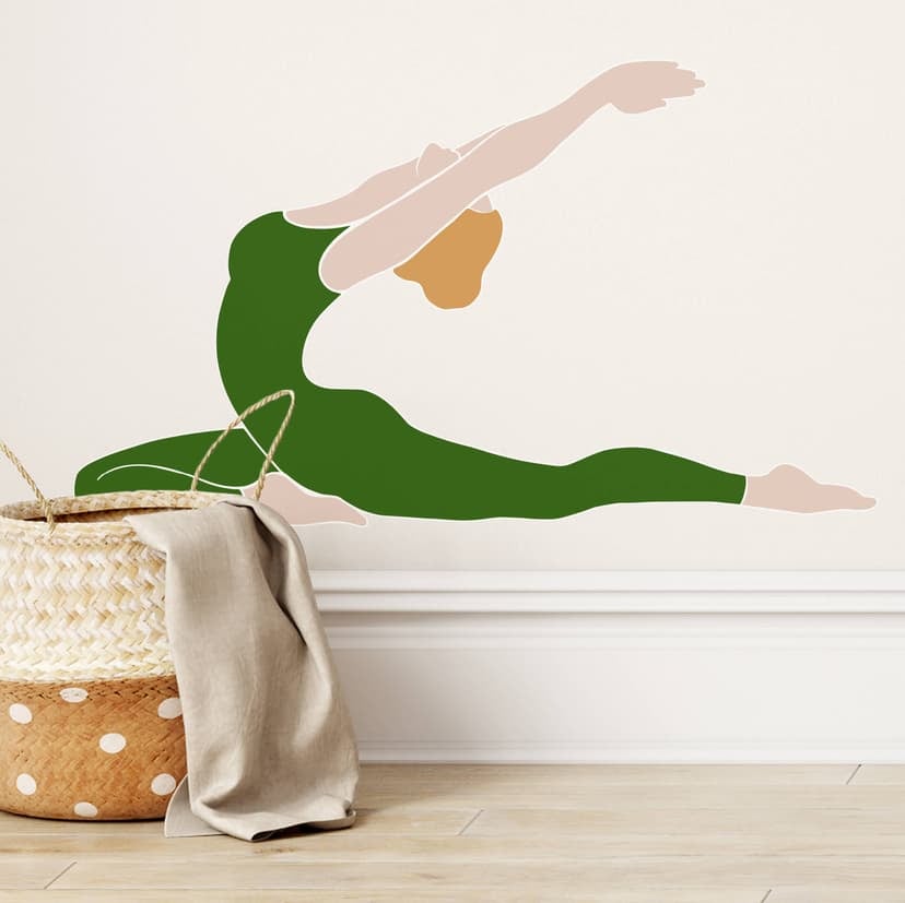 Adesivo murale - Yoga Colomba