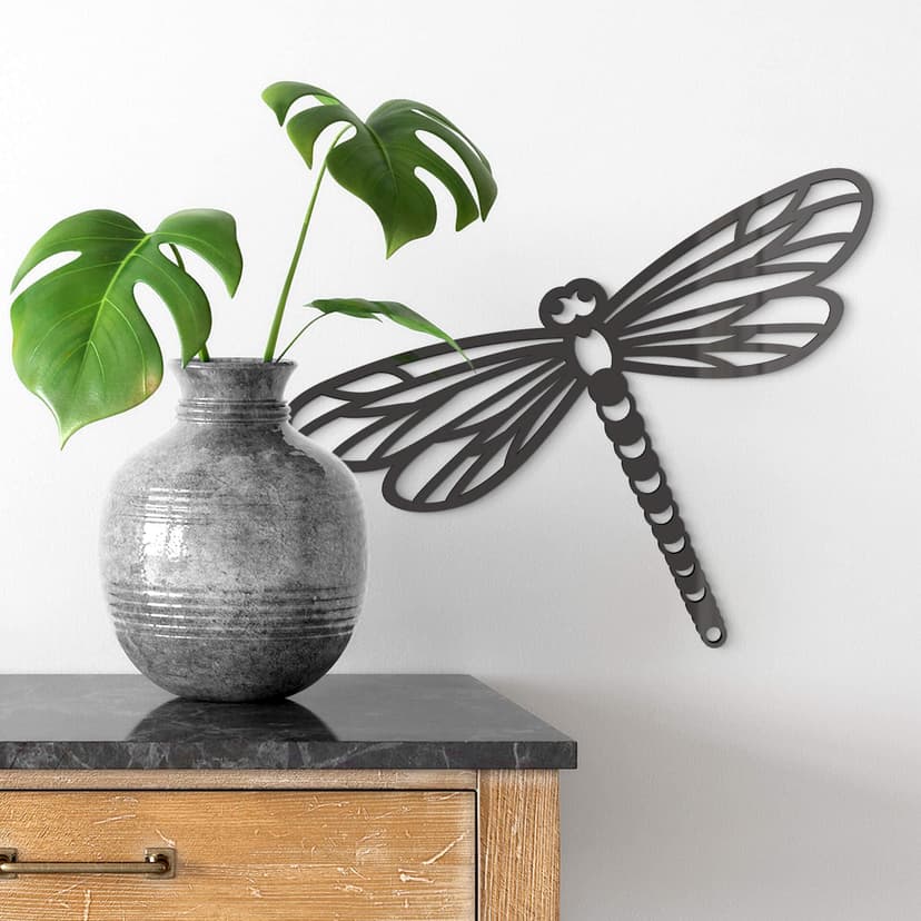 Decoro in acrilico origami - Libellula