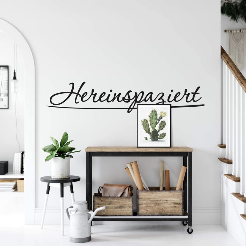 Wandtattoo - Hereinspaziert