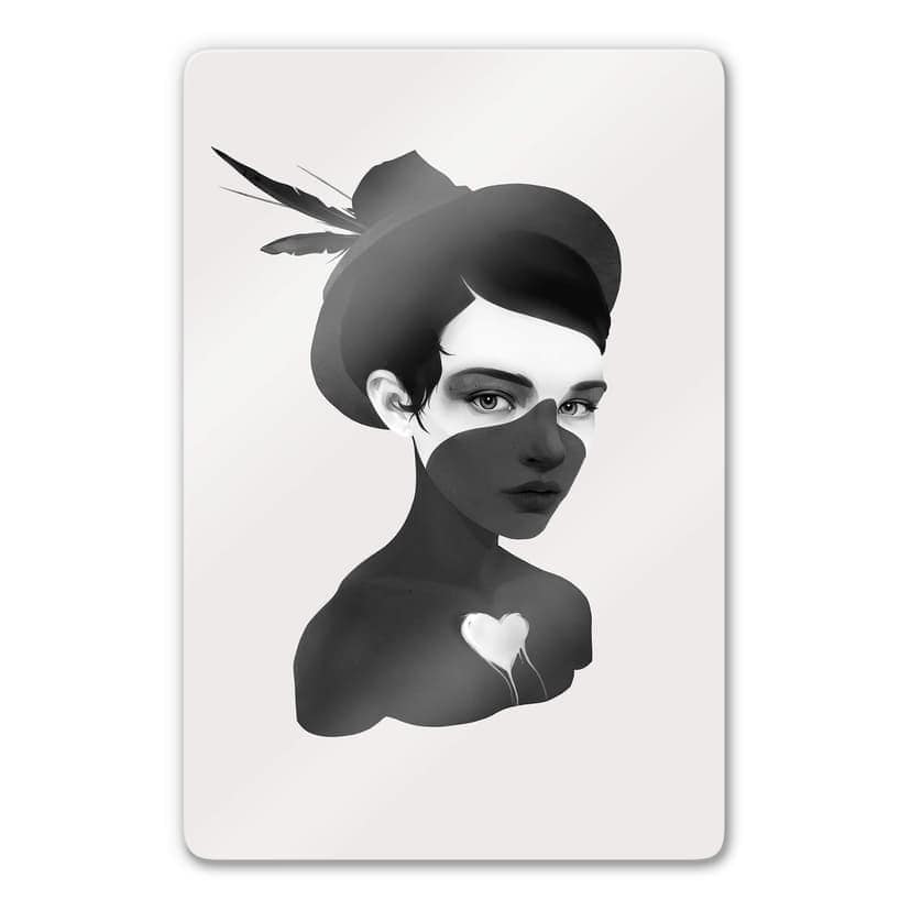 Glasbild Ireland - Fool