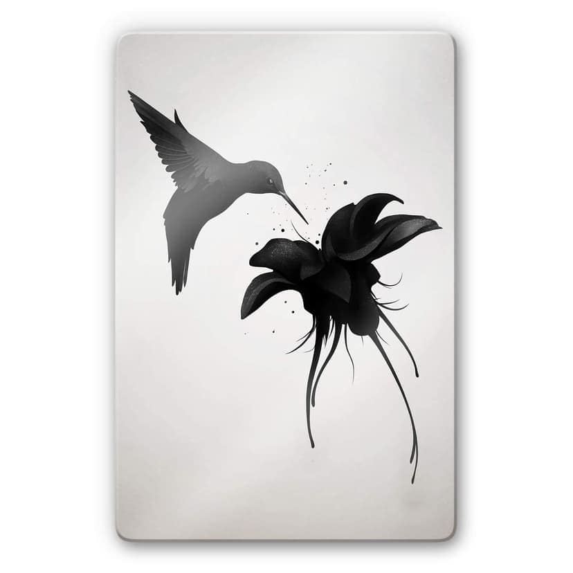 Glasbild Ireland - Chorum - Kolibri