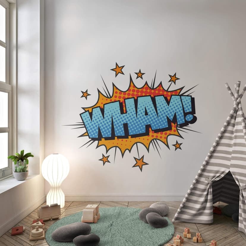 Adesivo murale - espressione di suono dei fumetti - WHAM!