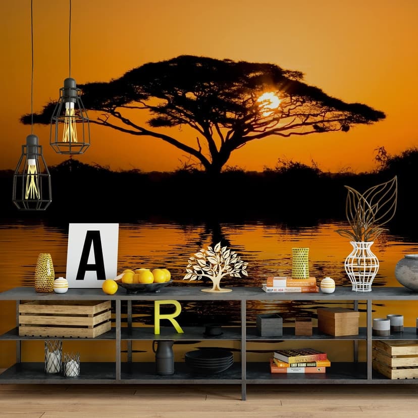 Fotomurale - Tramonto africano