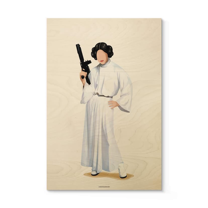 Stampa su legno Tohmé - Leila