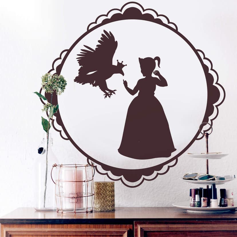 Adesivo murale - Mondo delle fiabe: principessa