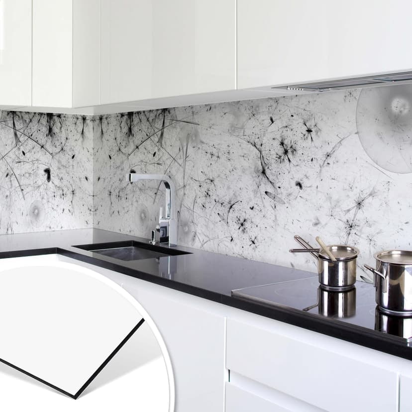 Rivestimento per cucina in Alu-Dibond – Astratto