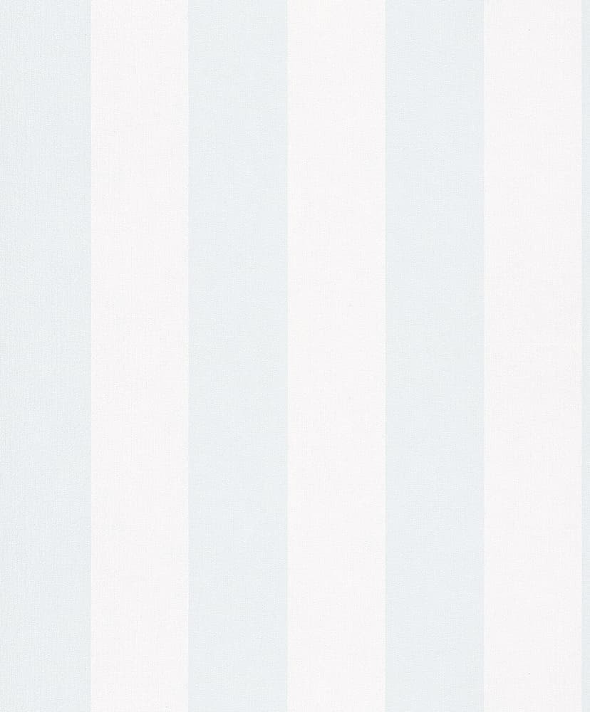 Carta da parati a righe in tessuto non tessuto Novamur Yvi bianco, blu