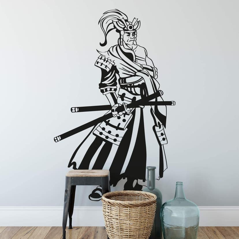 Adesivo murale - Samurai giapponese
