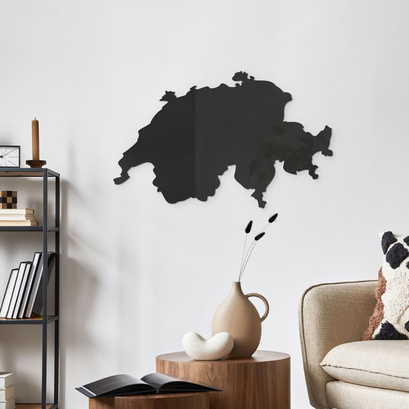 Decorazione acrilica mappa Svizzera