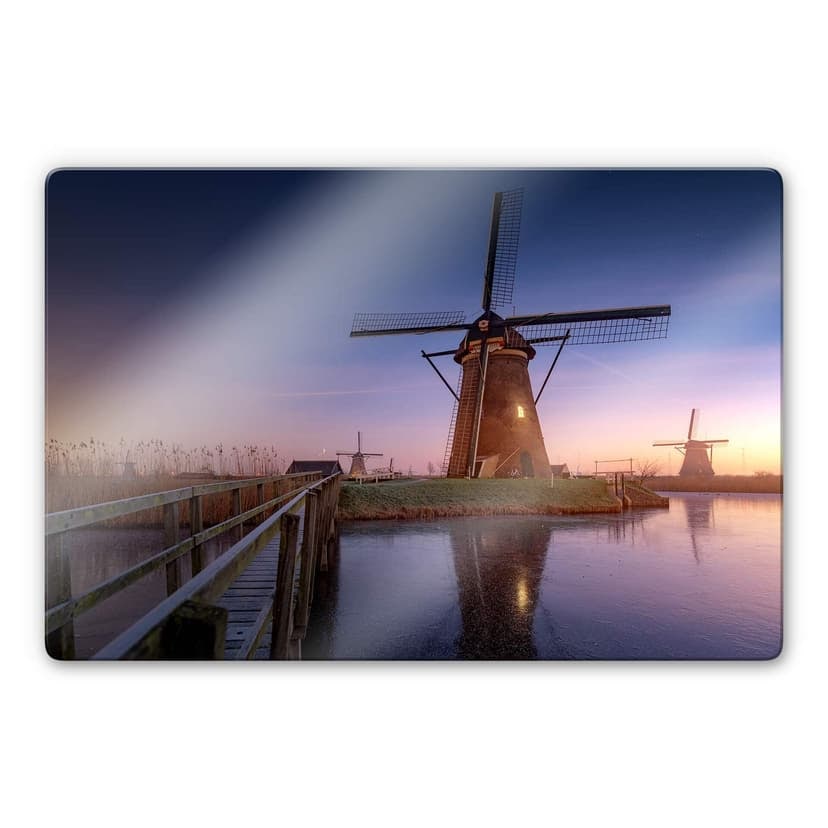 Glasbild Pablo - Kinderdijk 2