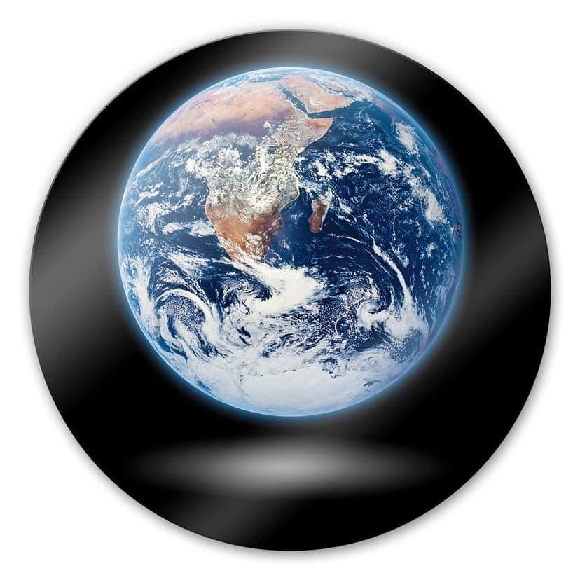 Stampa su vetro - Terra - tondo