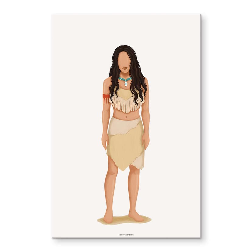Stampa su vetro acrilico Tohmé - Pocahontas