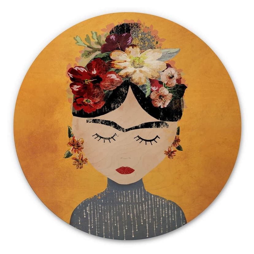 Stampa su legno Treechild - Frida