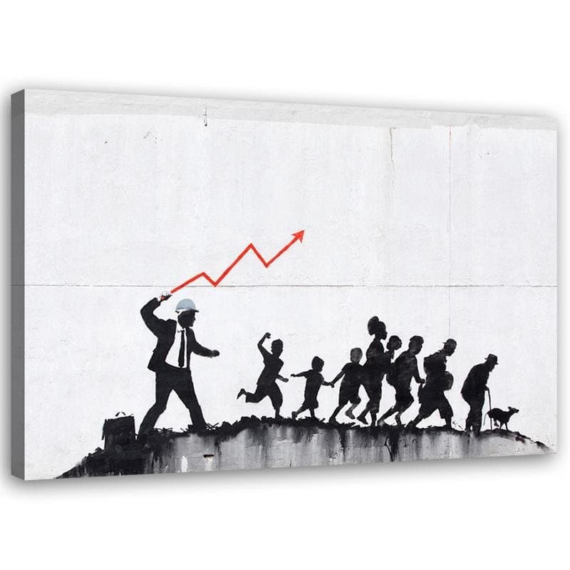Stampe su tela, Banksy Politica economica