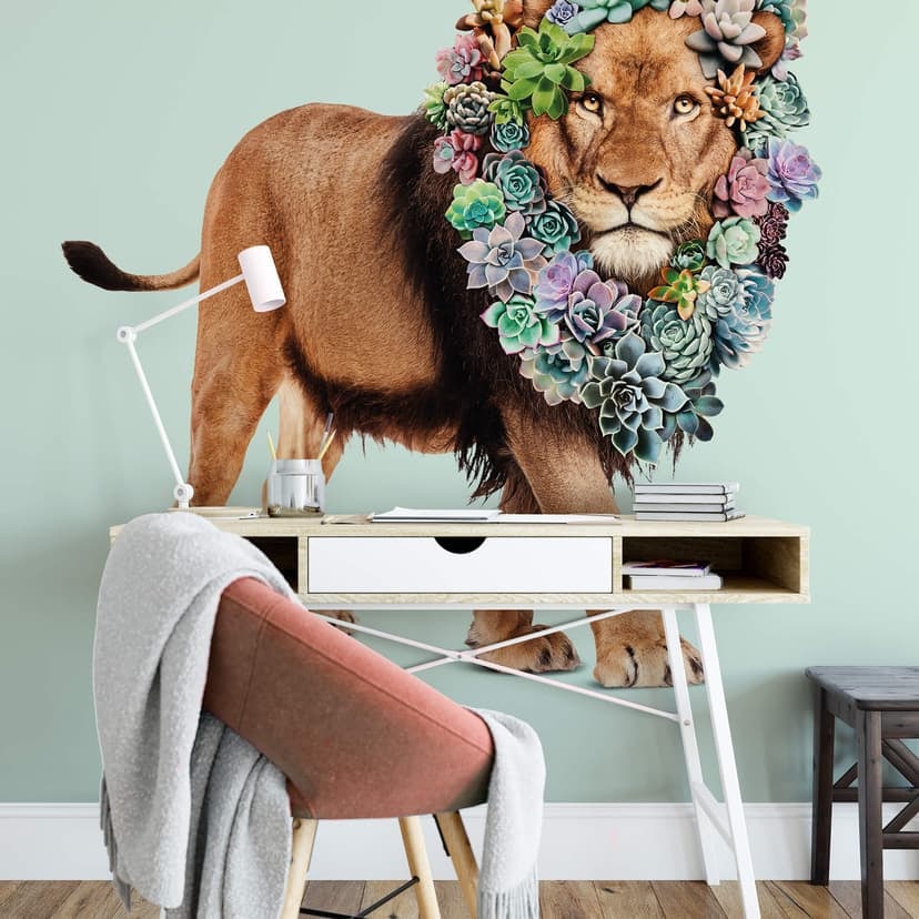Fotomurale Loose - Succulent Lion