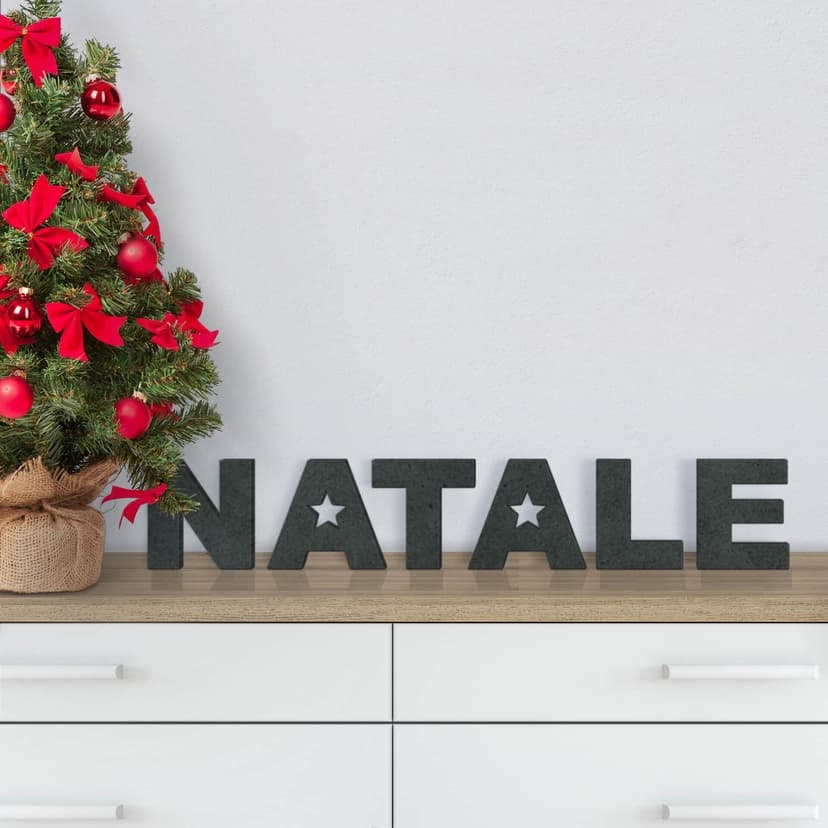 Lettere in MDF - Natale