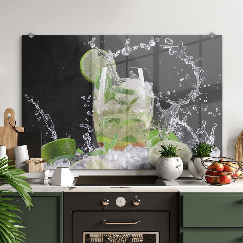 Pannello paraschizzi - Schizzi di mojito