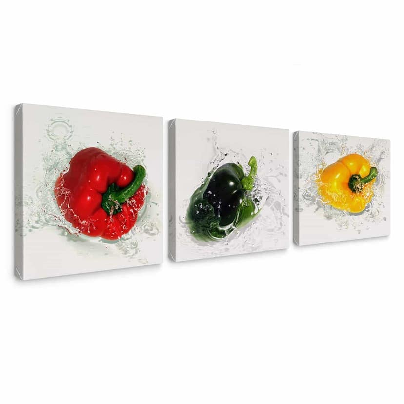 Peperone splashing (tre parti)