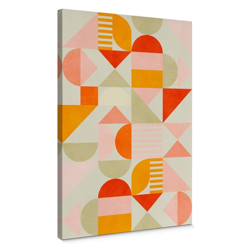 Stampa su tela Bré - Bauhaus Fun Pastel