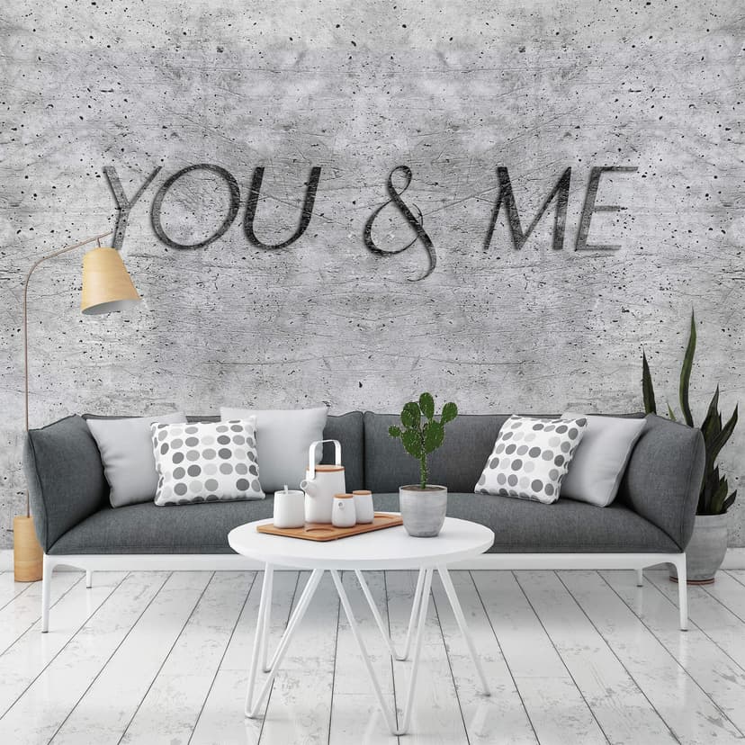 Fotomurale - You & me - cemento