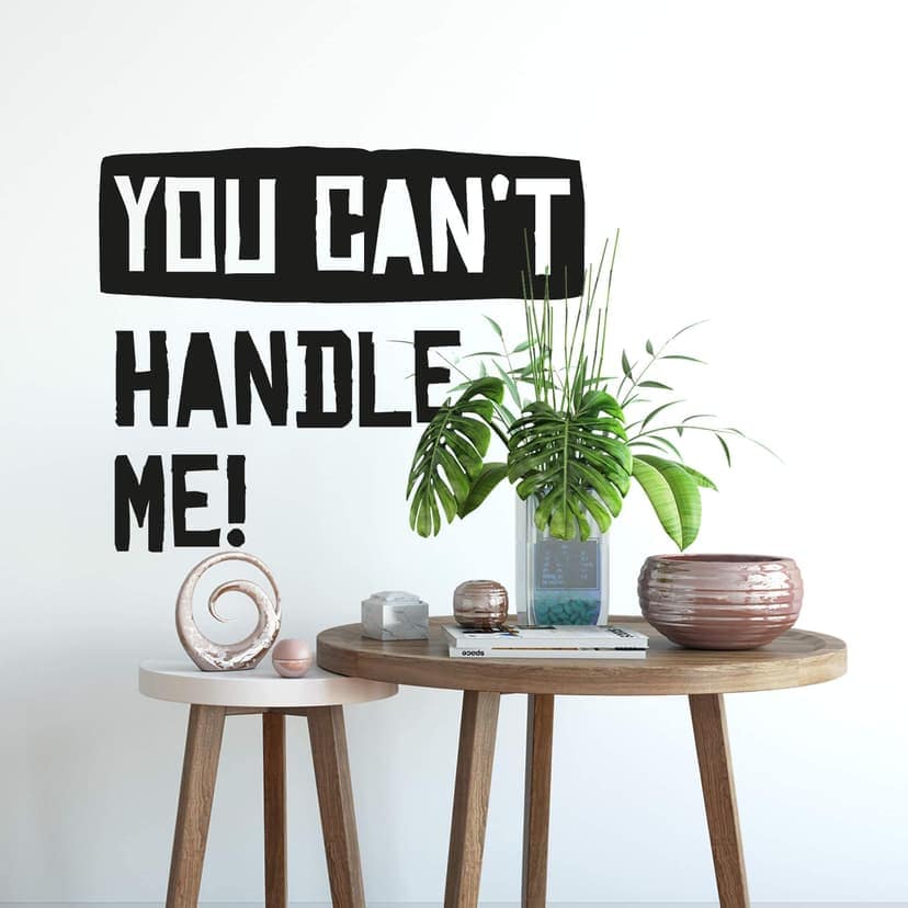 Adesivo murale  You can't handle me