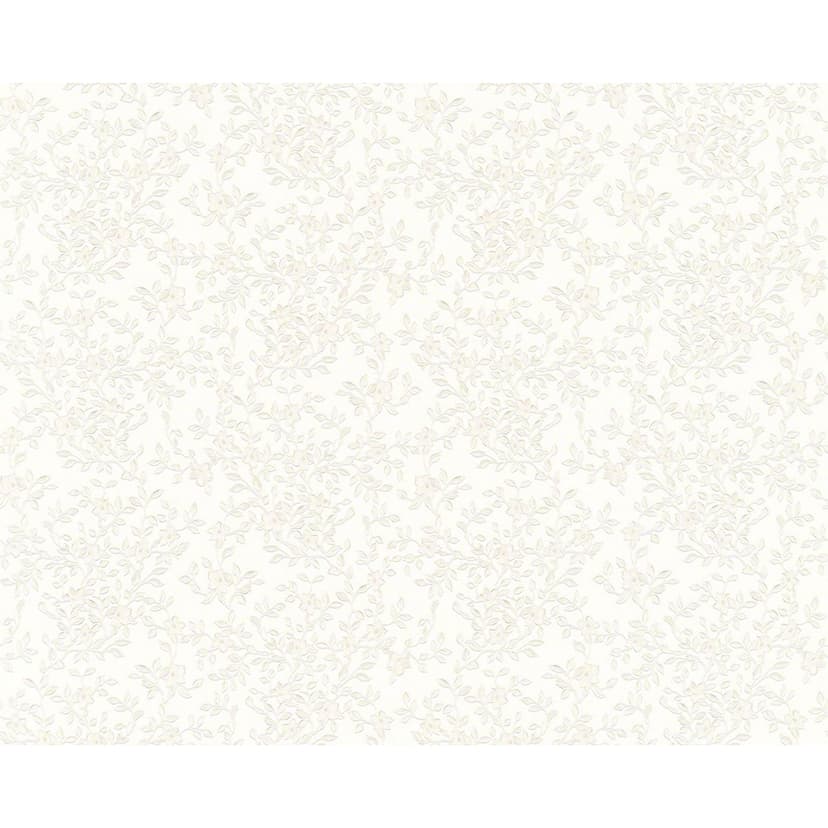 Versace Wallpaper - carta da parati Barocco Flowers colore crema, metallizzato