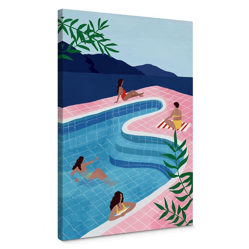 Stampa su tela Relax in piscina - Tomljanovic