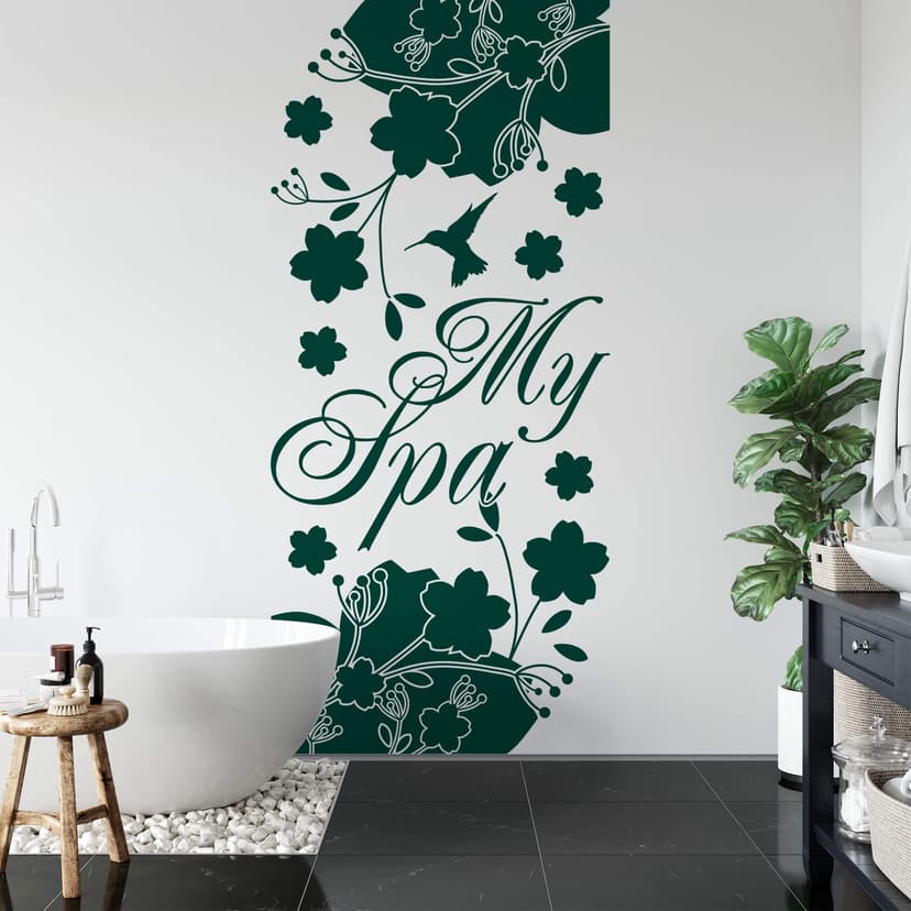 Adesivo murale Banner My Spa