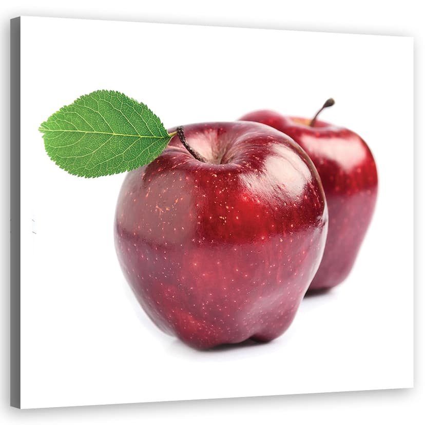 Stampe su tela, mela e frutta