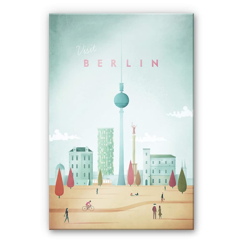 Stampa su vetro acrilico Rivers - Berlino
