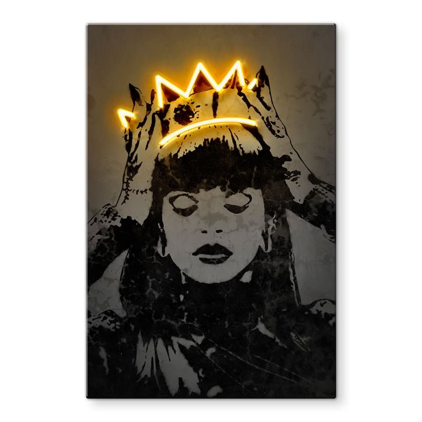Stampa su vetro Rihanna - Mielu