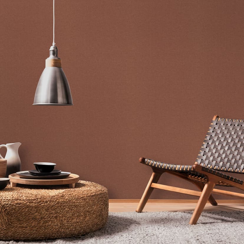 Carta da parati in tessuto non tessuto, carta da parati murale Secret Garden rosso
