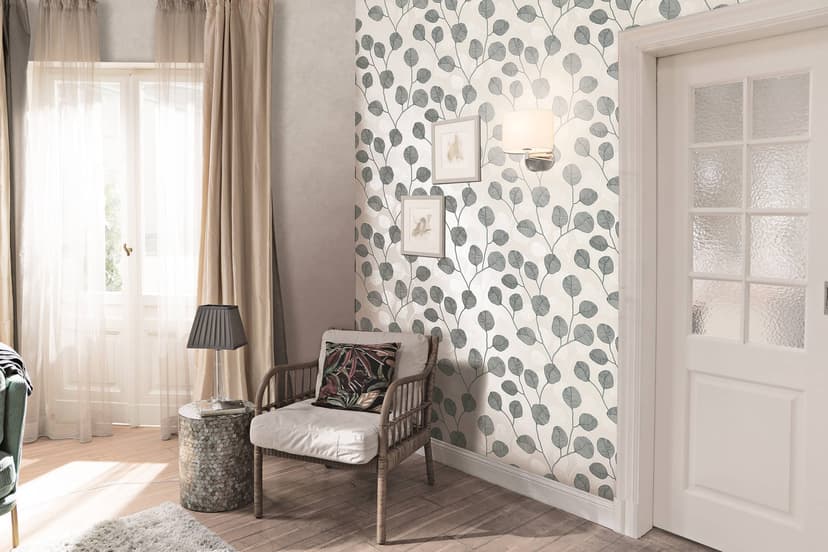 carta da parati in tessuto non tessuto grigio nero bianco a fiori per il soggiorno camera da letto cucina marburg