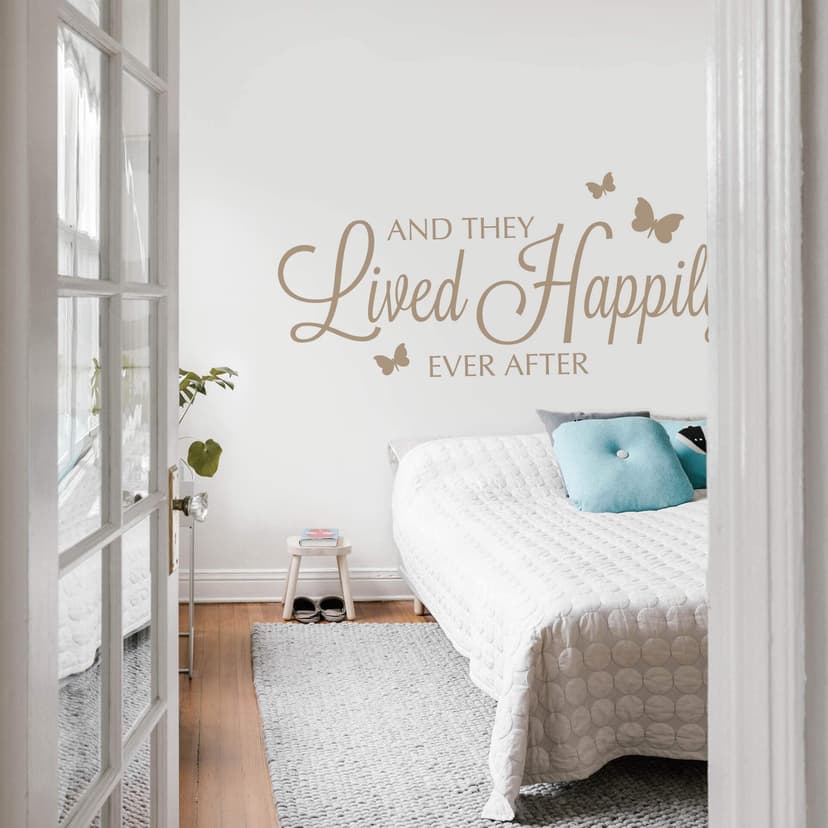 Adesivo murale - And they lived happily ever after