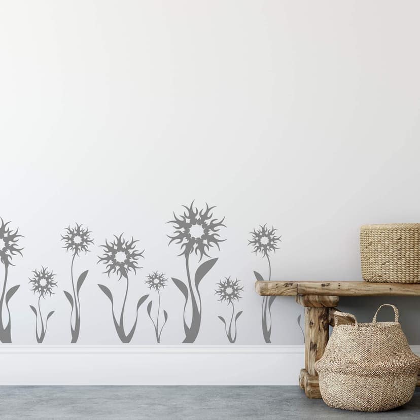Adesivo murale - Flora astratta