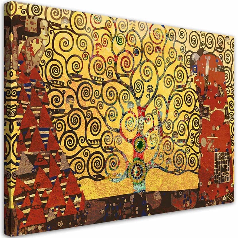 Stampe su tela, Gustav Klimt albero della vita