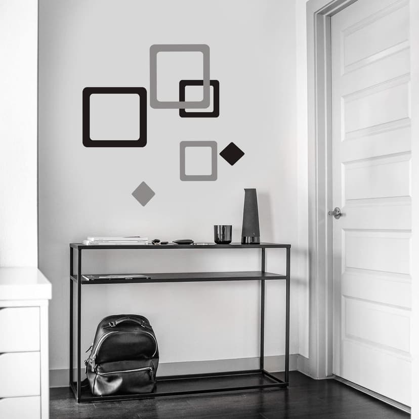 Adesivo murale - Un decoro rétro - Set di quadrati