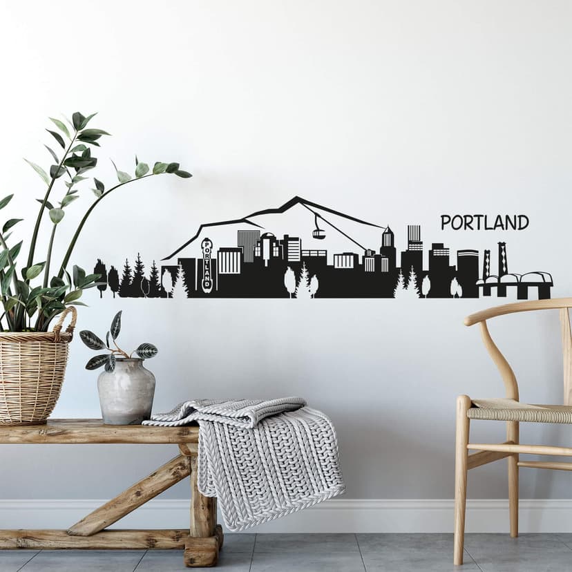 Adesivo murale - Profilo di Portland