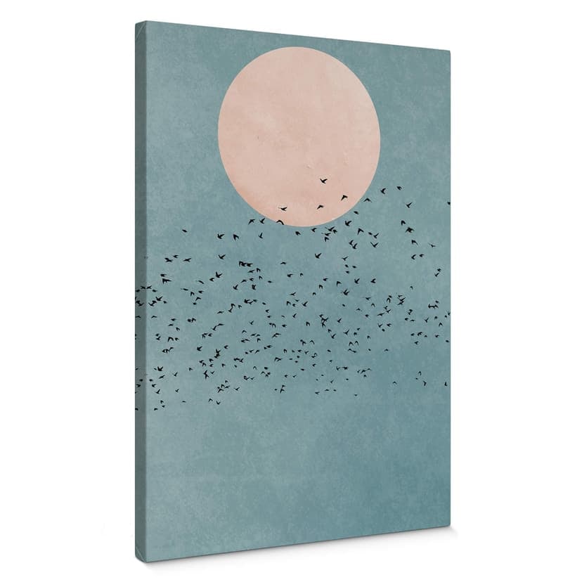 Stampa su tela Kubistika - Luna