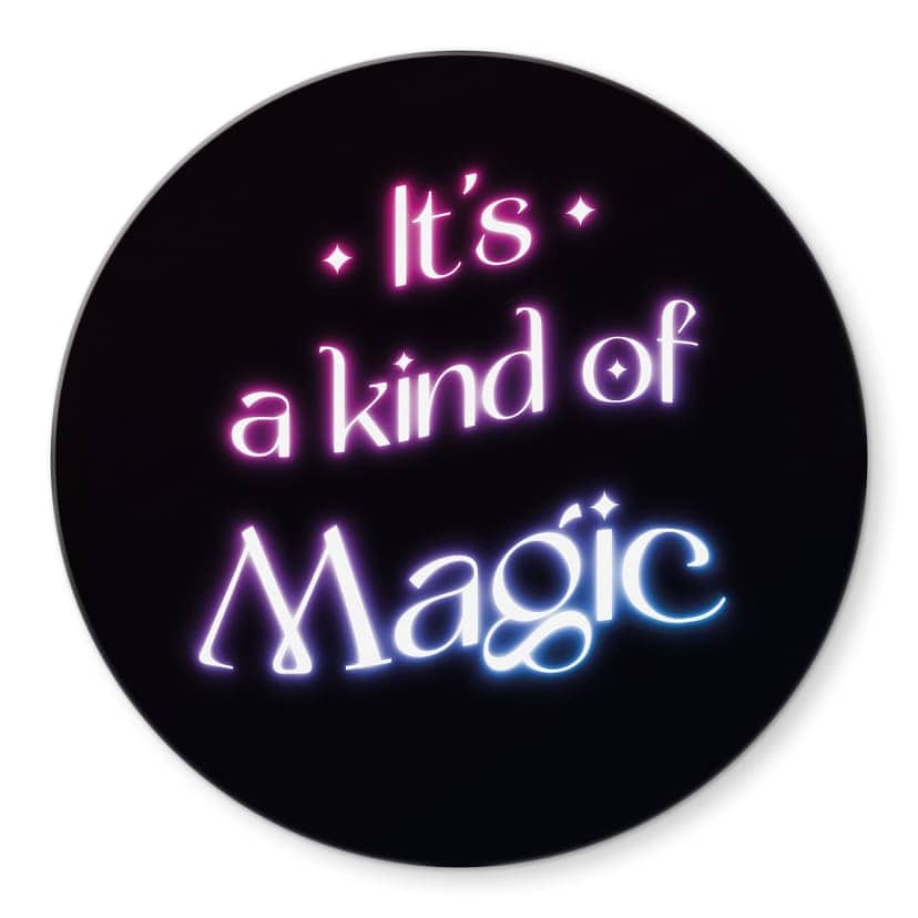 Stampa su vetro Songtext - It's a kind of magic