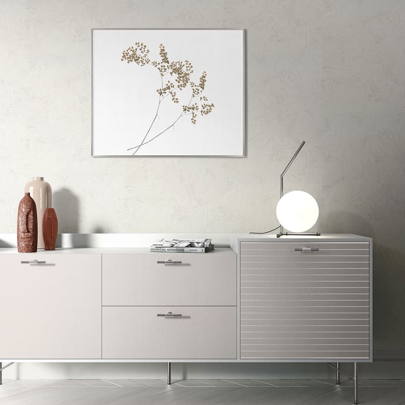 Carta da parati grafica in tessuto non tessuto senza PVC con effetto marmo e metallizzato in bianco